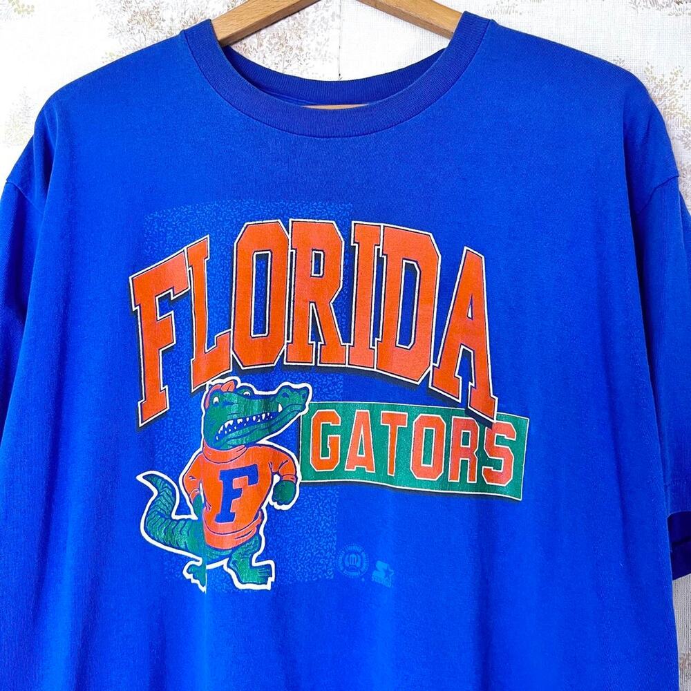 Vintage 90s Florida Gators T-Shirt | Single Stitch Starter | Large